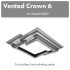 ZLINE CM6VKB2IS - Crown Molding