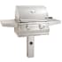 Fire Magic Choice CMA430S CMA430SRT1PG6 - 24" In-ground Post Grill With Analog Thermometer And 1-hour Timer