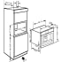 Smeg Classic Design CMSU6451X - Dimensions