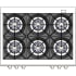Capital Connoisseurian Series COB366L - Cooktop Configuration