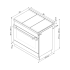 Smeg Portofino CPF36UGGX - dimensions