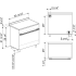 Smeg Portofino CPF36UGMR - Dimension Guide