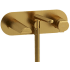 Rohl Parabola™ TPB21BG - Parabola™ Wall Mount Tub Filler Trim with Hand Shower in Brushed Gold