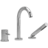 Rohl RIU™ RU19C - Riu™ 3-Hole Deck Mount Tub Filler in Chrome
