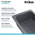 Kraus CS11DG - 17 Inch Angled BPA Free Sink Colander