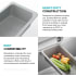 Kraus CS11LG - 17 Inch Angled BPA Free Sink Colander