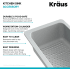 Kraus CS11LG - 17 Inch Angled BPA Free Sink Colander