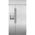 Cafe CSB42YP2NS1 - 42 Inch Smart Built-In Side-by-Side Refrigerator with Dispenser
