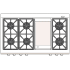 Capital Connoisseurian Series CSB484G2L - Cooktop