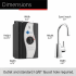 InSinkErator Hot250 H250CSS - 8 Inch Instant Hot Water Dispenser