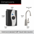 InSinkErator Hot250 H250SNSS - 8 Inch Instant Hot Water Dispenser with Single Handle Satin Nickel Faucet