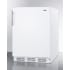 Summit CT661W - Fully finished white cabinet finishes the freestanding look.