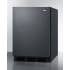 Summit CT663BKADA - Fully finished black cabinet finishes the freestanding look.