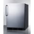 Summit CT663BKSSTB - 24 Inch Compact Refrigerator Towel Bar Handle