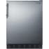 Summit CT66BK2SSADA - 24 Inch Freestanding Compact Refrigerator