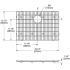Elkay CTXOBG2215 - Crosstown Stainless Steel Bottom Grid