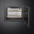 Smeg Classic Design CVIU321X1 - 24 Inch Built-In Single Zone Wine Cooler in Opened View