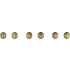 Cafe CXPR6HKPTCG - Brushed Brass Knobs