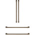 Cafe CXQB4H4PNBZ - CAFÉ REFRIGERATION HANDLE KIT - BRUSHED BRONZE