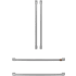 Cafe CXQB4H4PNSS - CAFÉ REFRIGERATION HANDLE KIT - BRUSHED STAINLESS