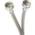 GE WX14X10011 - 6 Ft. Polymer Coated Stainless Steel Washer Hoses with 90 ̊ Elbow