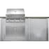 Haven Outdoor HART72PANHG - Haven Outdoor™ 72" Harbor Gray Outdoor Kitchen Island