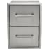 Coyote C32DC - 16 Inch Stainless Steel Double Drawer Cabinet