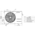 LG Multi F Series LMU24CHV - Front Facing Dimensions Diagram