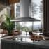 Faber Dama Series DAMAIS36SSV2 - Dama Isola 36" Island Range Hood, Stainless Steel, 295/395/600 CFM