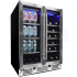 Danby DBC051D1BSS - 24 Inch Built-In Dual-Zone Beverage Center