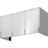 Zephyr Designer Forte DC13618AS - 18” Duct Cover With Polished Stainless Steel Banding