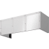 Zephyr Designer Forte DC14812AS - 12” Duct Cover With Polished Stainless Steel Banding
