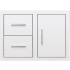 Summerset DC230 - 30 Inch Stainless Steel 2-Drawer &amp; Access Door Combo with Hidden Hinge