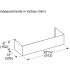 Thermador Professional Series DC366W - Dimension Guide
