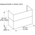 Thermador DC481012W - Dimension Guide