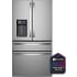 GE Profile PXD22HYYFS - 36 Inch Counter-Depth 4-Door French-Door Smart Refrigerator