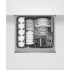 Fisher &amp; Paykel Series 9 DD24ST4NX9 - 24 Inch Fully Integrated Built-Under Single Smart DishDrawer™ Dishwasher with 7 Place Settings in Front View