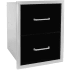 Wildfire WFDDW1622BSS - 16 Inch Double Access Door with Black 304 Stainless Steel Construction