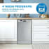 Danby DDW18D1ESS - 4 Wash Program