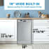 Danby DDW18D1ESS - 18" Wide Built-In Dishwasher