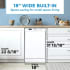 Danby DDW18D1EW - 18" Wide Built-In Dishwasher