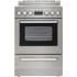 Avanti Elite DER24P3S - 24 Inch Freestanding Electric Range with 4 Elements (Front View)