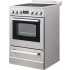 Avanti Elite DER24P3S - 24 Inch Freestanding Electric Range with 4 Elements (Angle View)