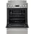 Avanti Elite DER24P3S - 24 Inch Freestanding Electric Range with 4 Elements (Open View)
