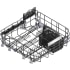 Gaggenau 200 Series DF210701 - 24 Inch Panel Ready Built-In Fully Integrated Smart Dishwasher with 13 Place Setting Capacity - Lower Rack