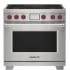 Wolf M Series DF36450CSP - 36" Dual Fuel Range - 4 Burners and Infrared Charbroiler