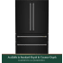 Cafe CJE23DP3WD1 - 36 Inch Freestanding Counter-Depth 4-Door French Door Smart Refrigerator