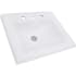 Nantucket Sinks Great Point Collection DI2418R8 - 23 Inch Rectangular Drop-In Ceramic Vanity Sink