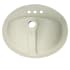 Nantucket Sinks Great Point Collection DI20174 - 20 Inch Top Mount Single Bowl with 3 Faucet Hole