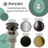 Nantucket Sinks Great Point Collection DI20174 - 20 Inch Top Mount Single Bowl Coordinating Overflow